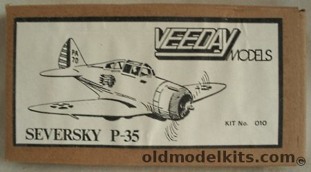 Veeday 1/72 Seversky P-35, 010 plastic model kit